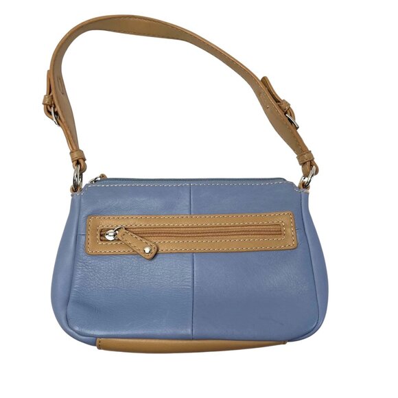 Retro St. Johns Bay Genuine Leather Small y2k Shoulder Bag With Zip Pocket - Picture 1 of 14